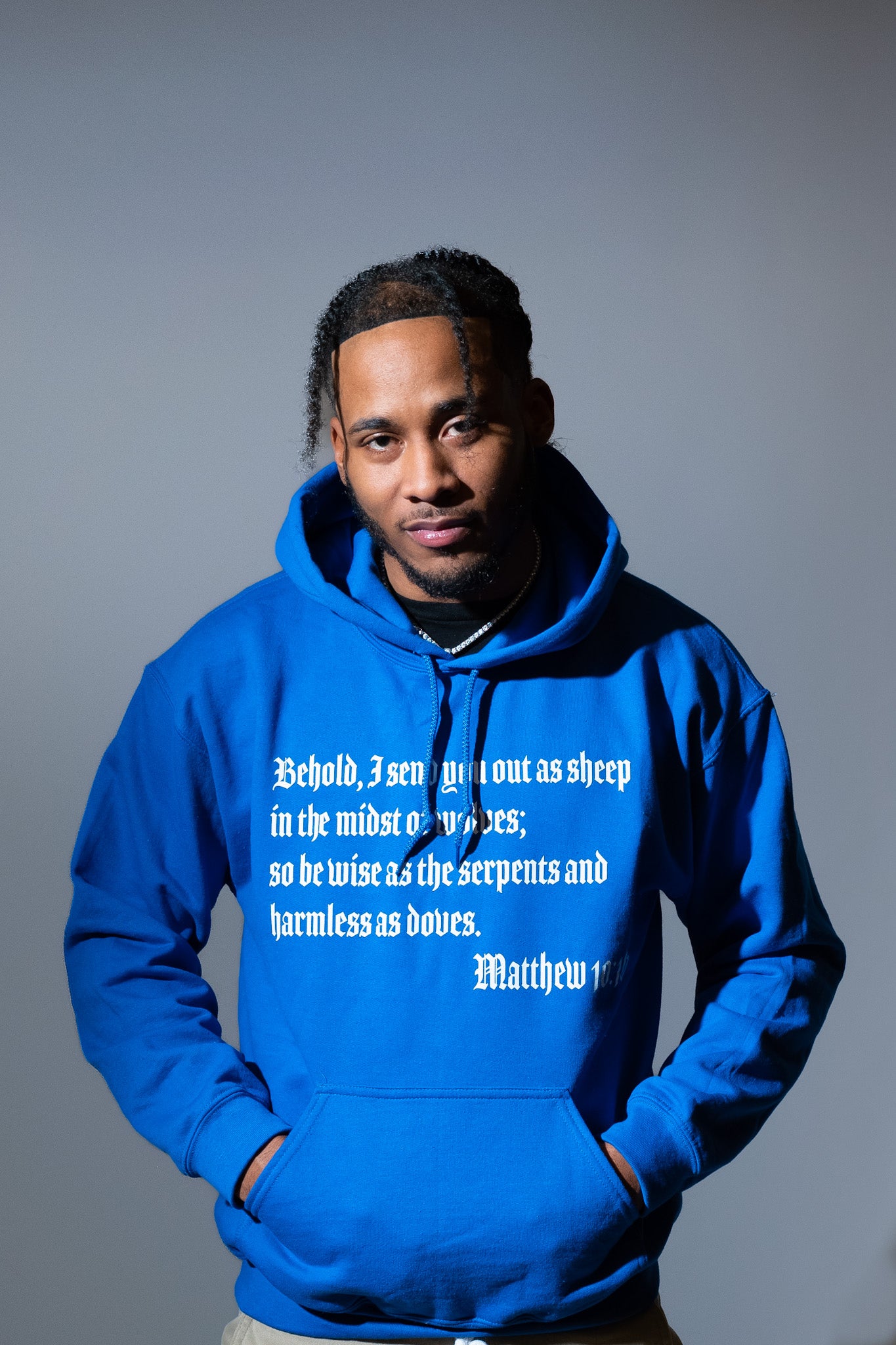 Scripture Hoodie (Blue)