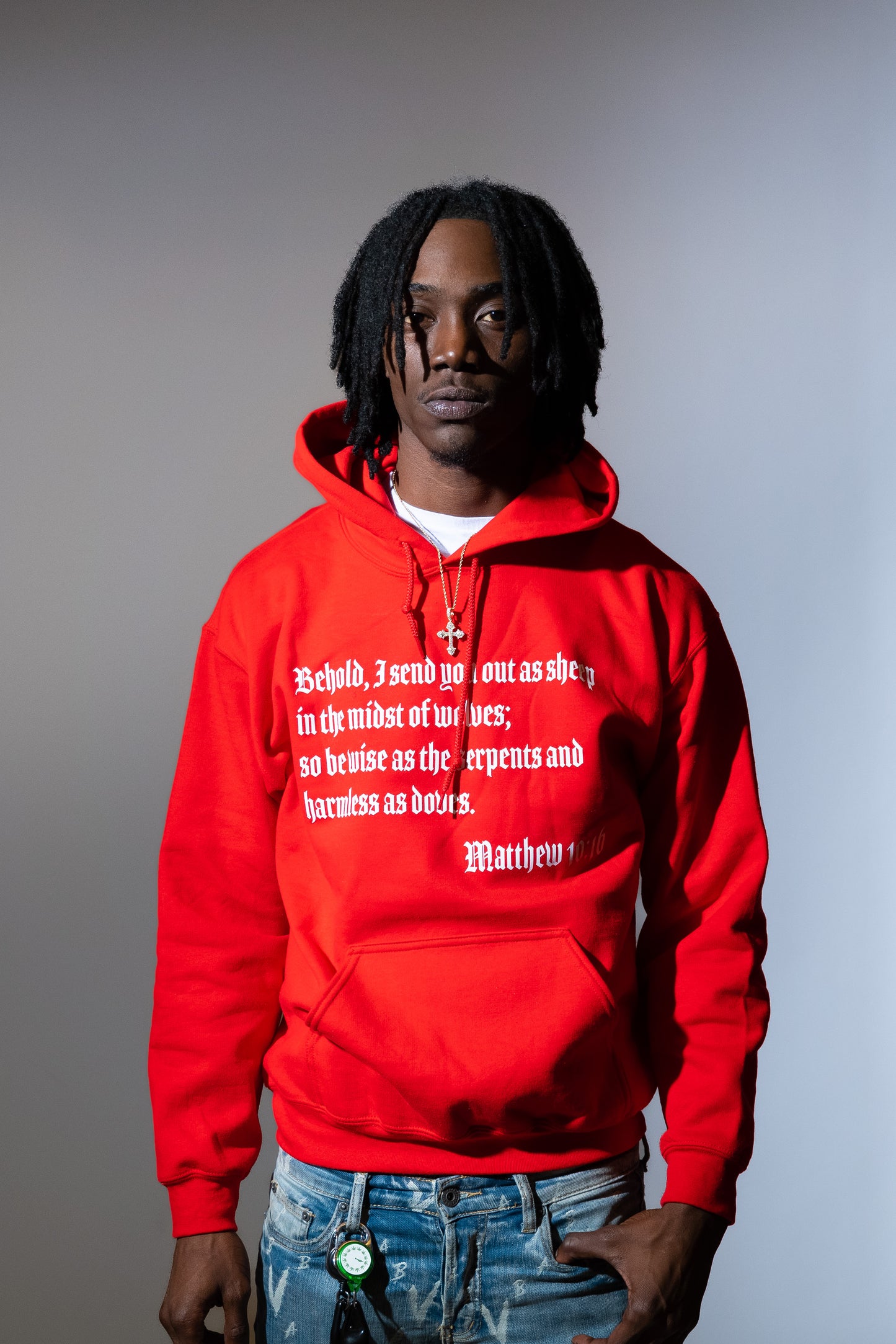 Scripture Hoodie (Red)