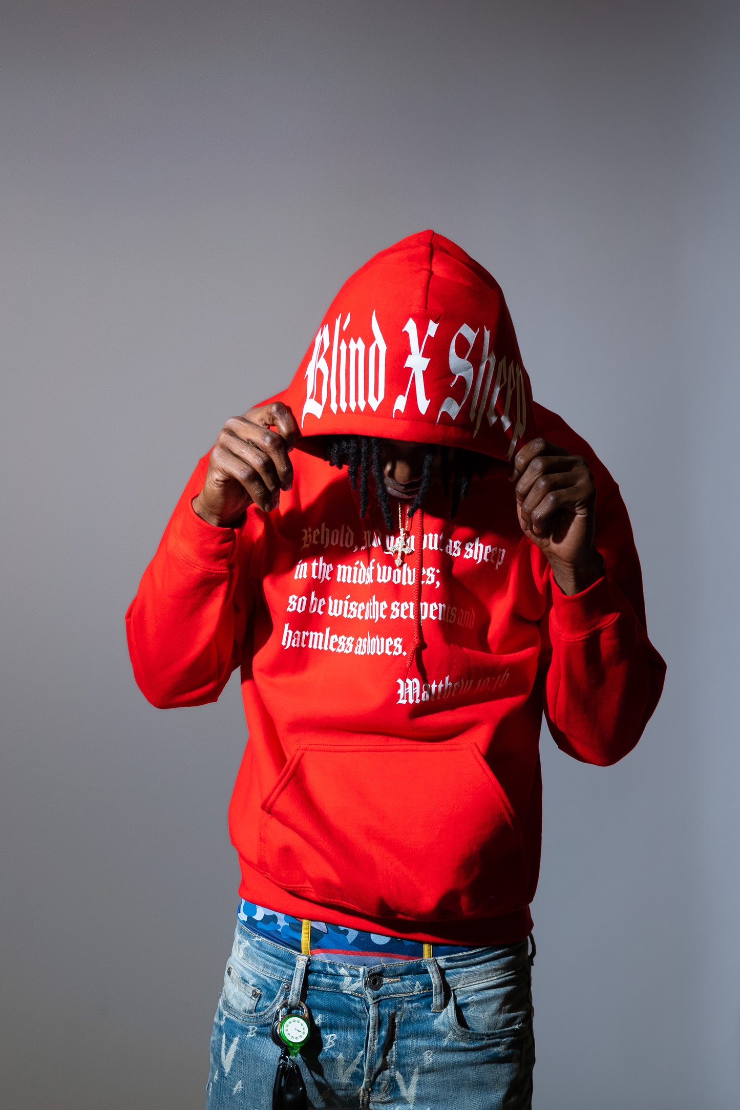 Scripture Hoodie (Red)