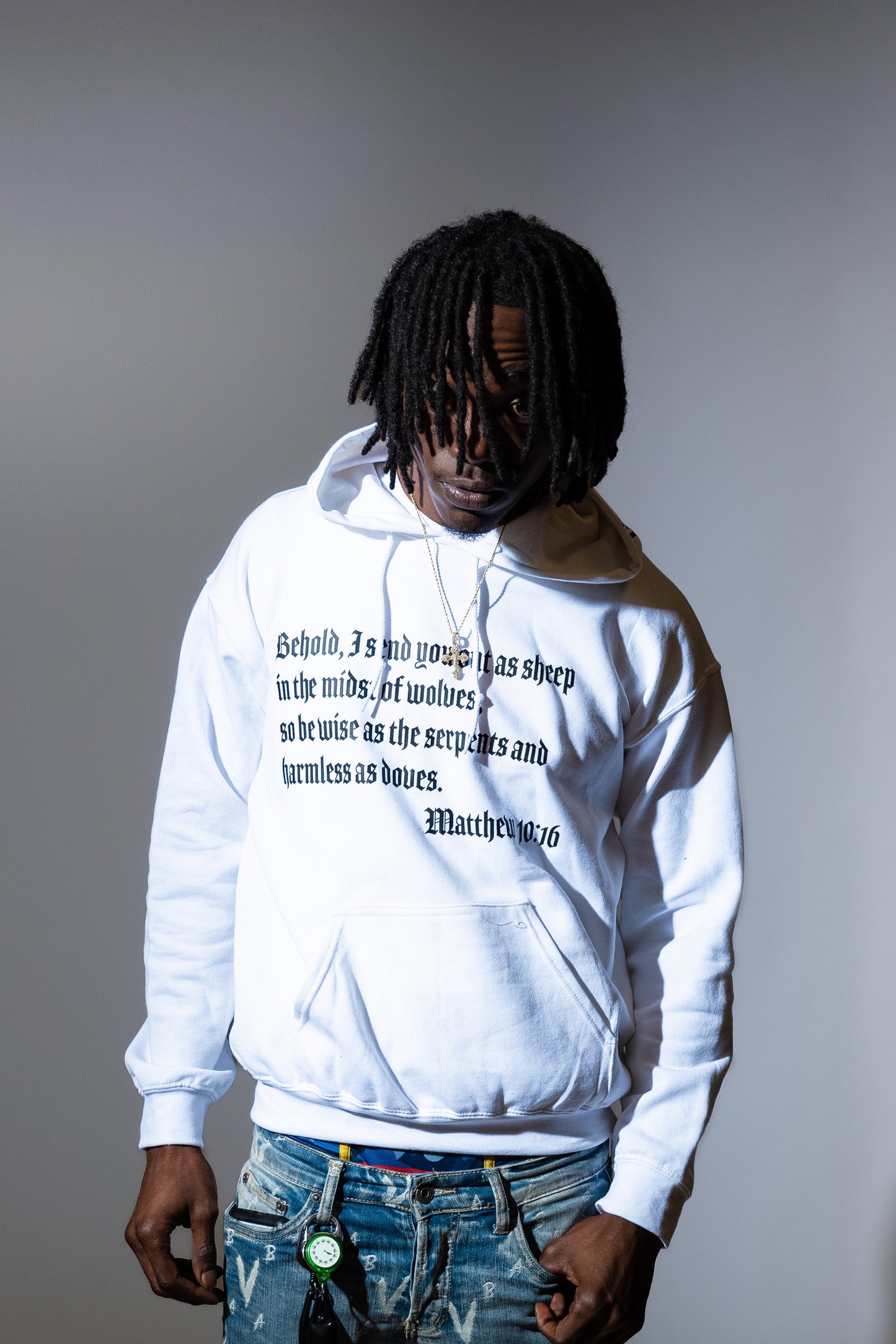 Scripture Hoodie (White)