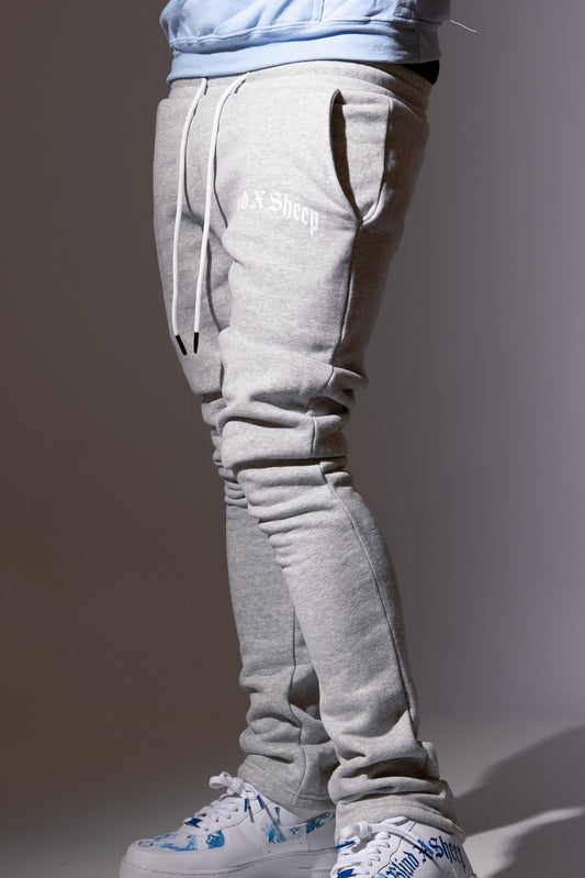 Grey Stack Pants